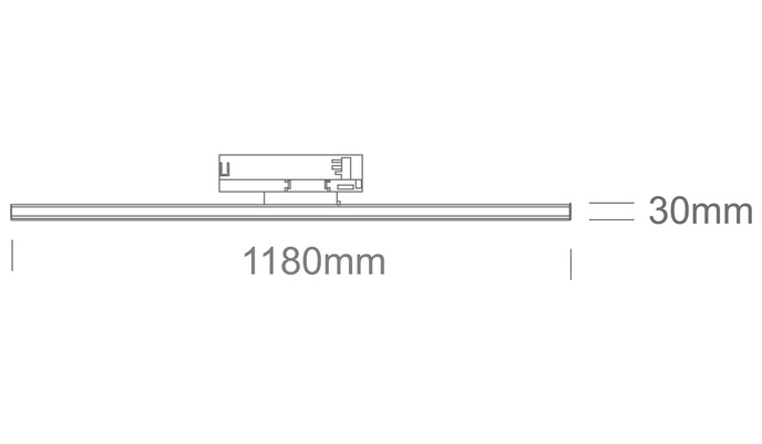 FARO 118 svart LED 2700K-3200K-4000K 40W 4800lm
