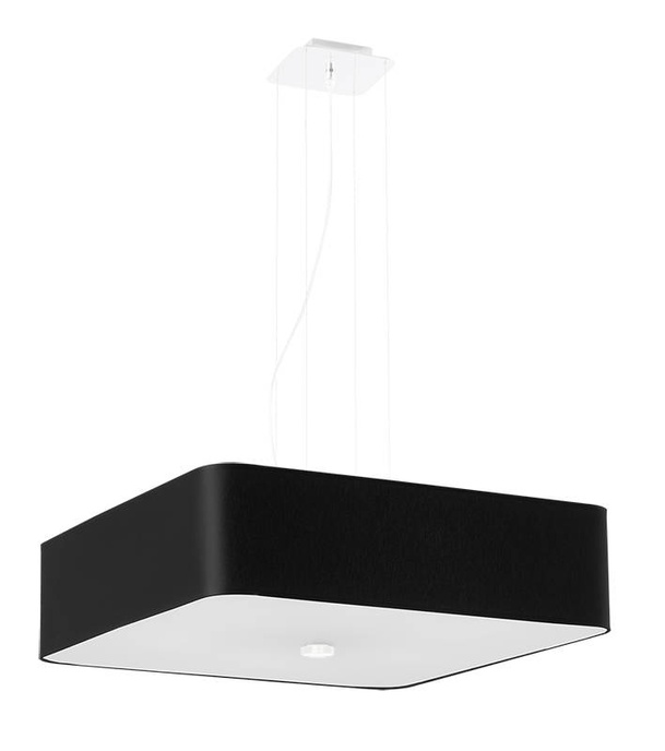 Ljuskrona LOKKO 55 svart + 5x LED-lampa E27 4000K Kall 7,5W 650lm