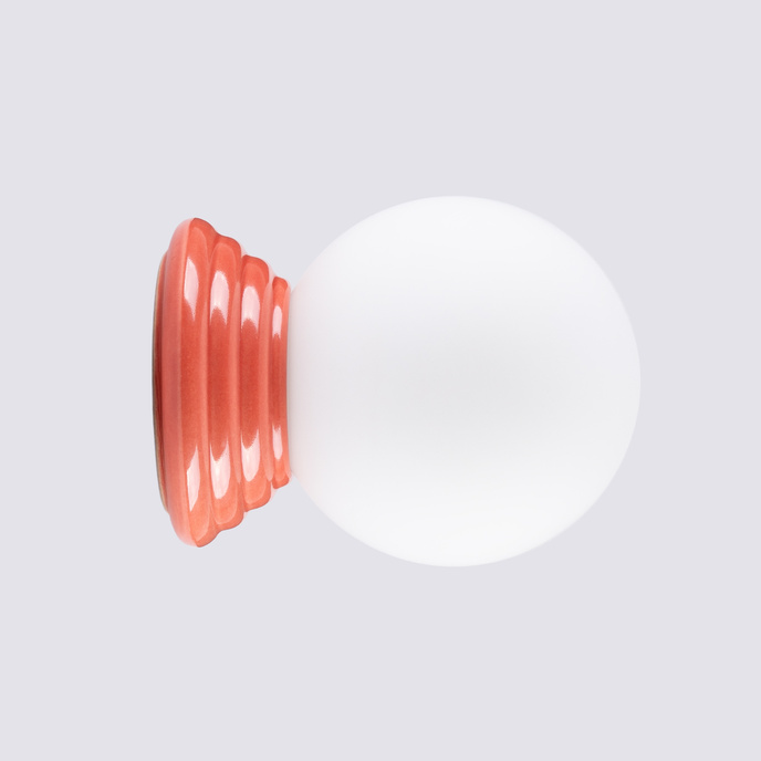 Vägglampa ZORI persika IP44