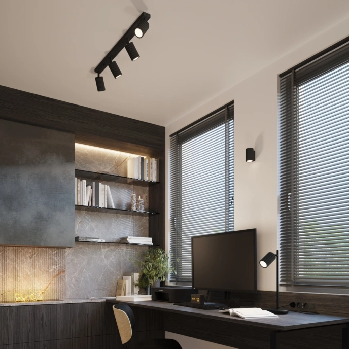 Plafond KARBON 4L svart