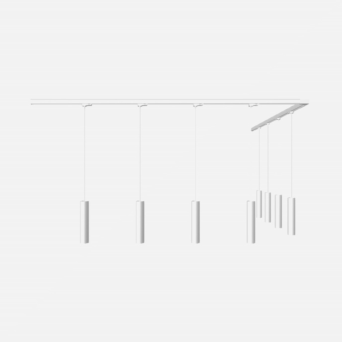 Pendellampa, 8-punkts, 3-fas strömskenesystem, LAGOS