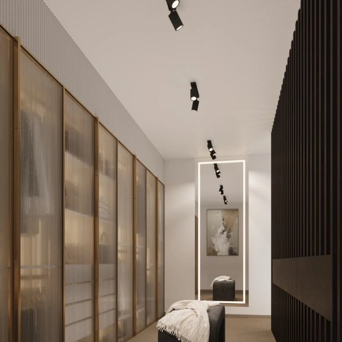 Plafond KARBON 4 svart