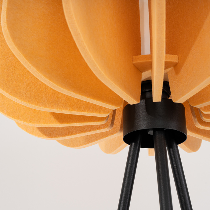 Golvlampa MULA 45 gul