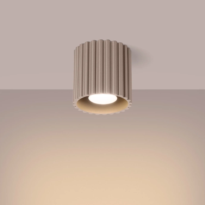 Taklampa AURA 1 taupe GU10