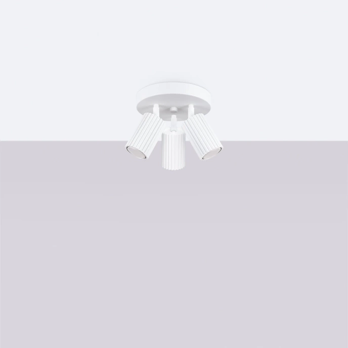 Plafond KARBON 3P vit