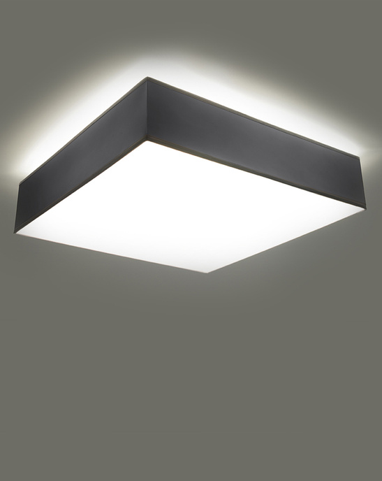 Takplafond HORUS 25 GREY + 1x LED-lampa E27 4000K Cold 7,5W 650lm
