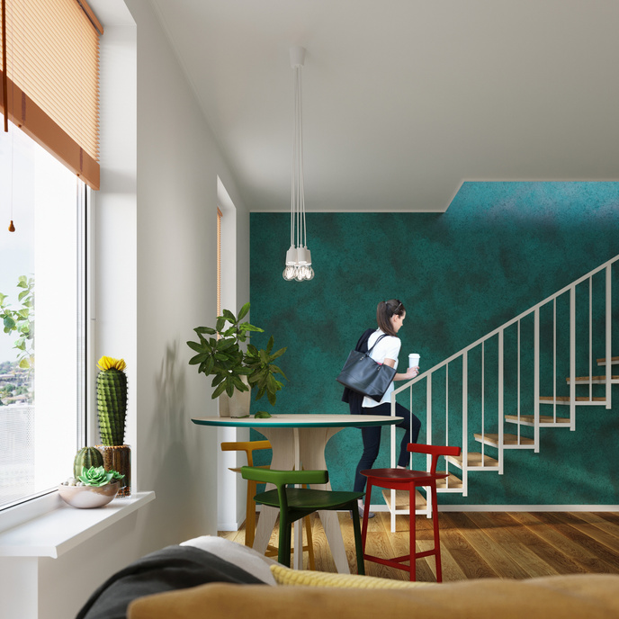 DIEGO 1 taklampa vit + 1x LED-glödlampa E27 3000K varm 7,5W 620lm