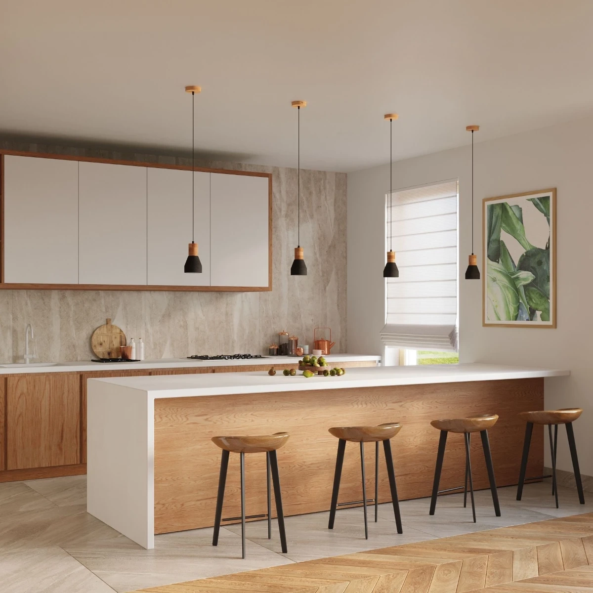 Pendel lampa QUBIC svart