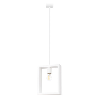 ARIES taklampa vit + 1x LED-glödlampa E27 3000K 7W 760lm