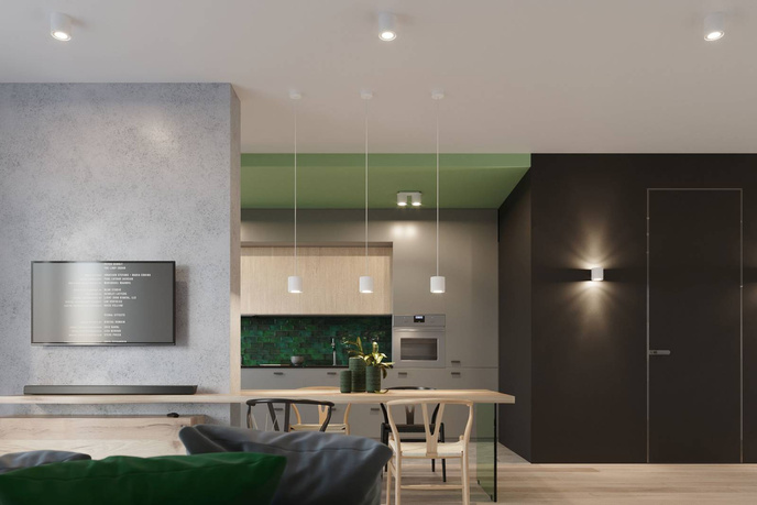 Pendellampa ORBIS 1 vit + 1x LED-lampa GU-10 3000K varm 7W 620lm