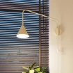 Vägglampa NOX beige