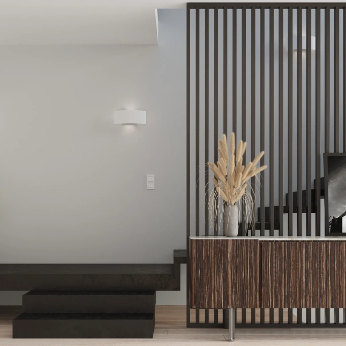 Vägglampa MAGNUS vit