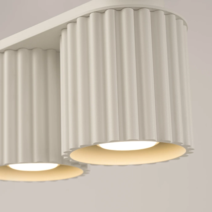 Taklampa AURA 2 beige GU10