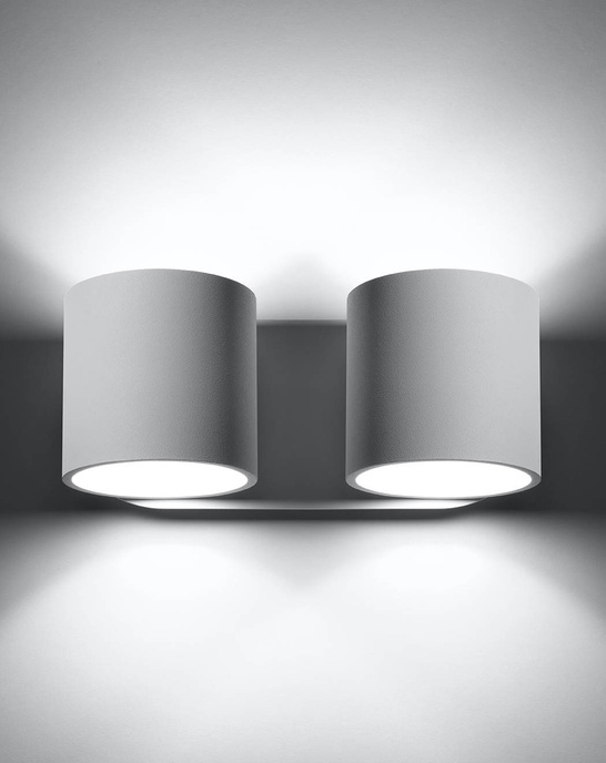 Vägglampa ORBIS 2 vit + 2x LED-lampa G9 4000K kall 4,5W 530lm