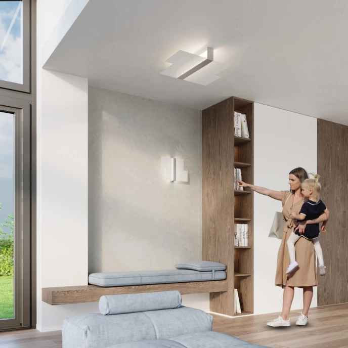 Plafond MASSIMO krom