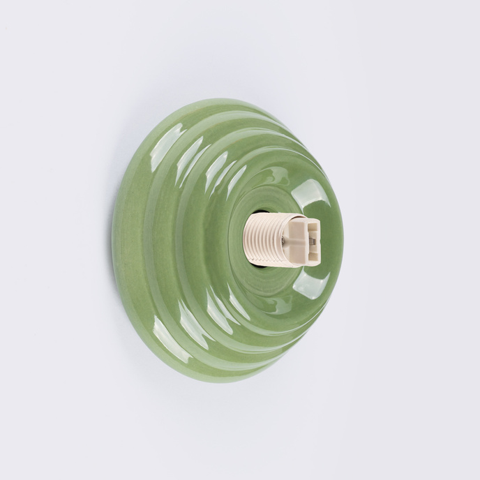 Vägglampa ZORI grön IP44