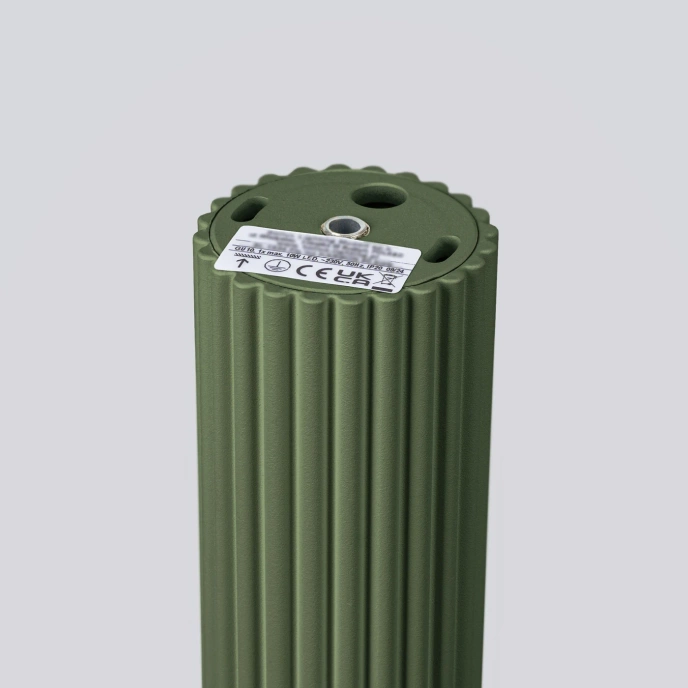 Taklampa KARBON 40 olivgrön