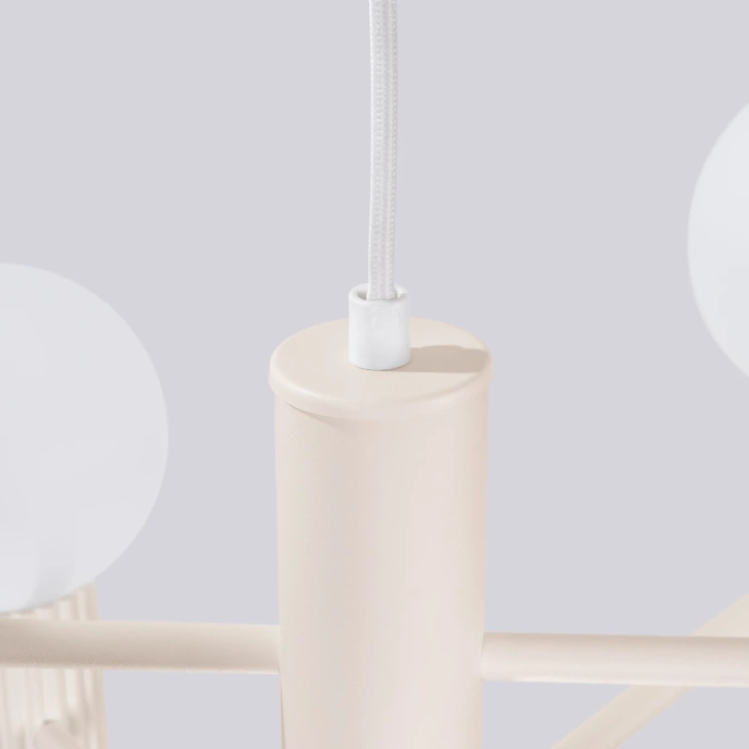 Ljuskrona HALO 6 beige