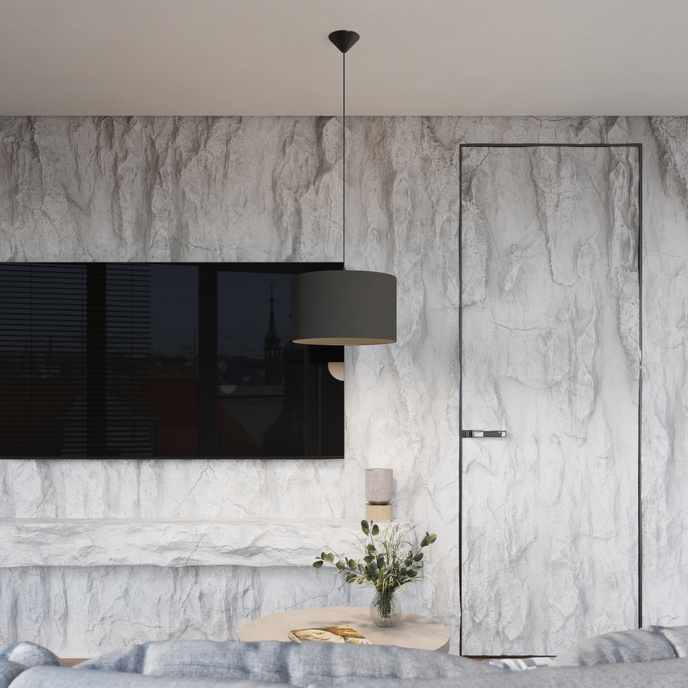 NOVA 40 taklampa svart + 1x LED-lampa E27 3000K varm 7,5W 620lm