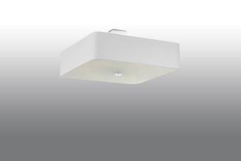 Plafond LOKKO 55 vit + 5x LED-lampa E27 3000K varm 7,5W 620lm