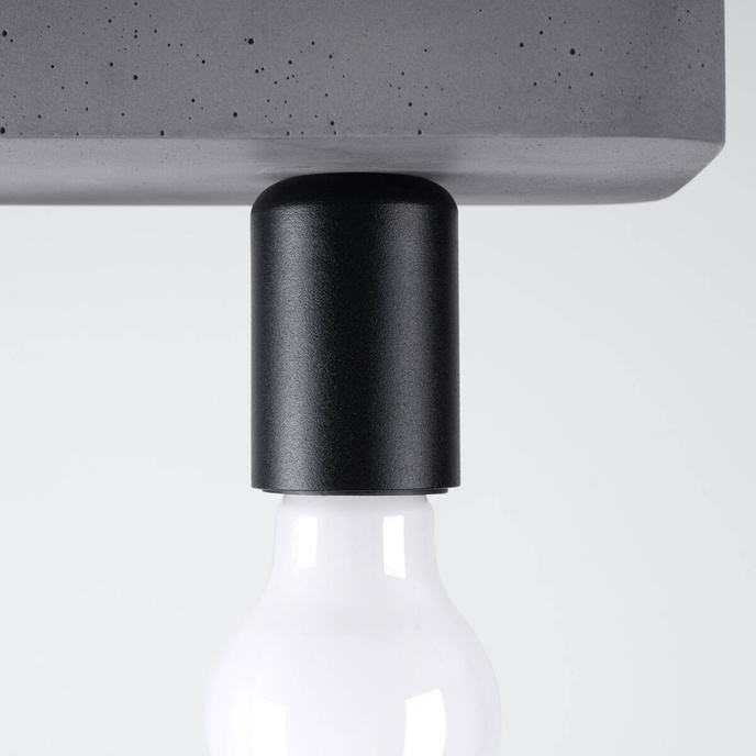 Plafond TAVO 3 + 3x LED-lampa E27 4000K Kall 7,5W 690lm