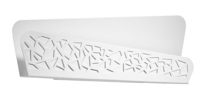 Vägglampa ALIZA vit + LED-lampa G9 3000K varm 4,5W 510lm