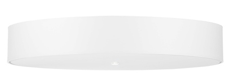 Plafond SKALA 80 vit + 6x LED-lampa E27 4000K Kall 7,5W 650lm