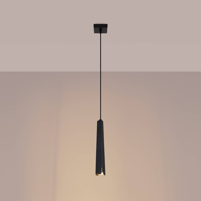 PRYSM 1 taklampa svart + 1x LED-lampa G9 4000K Cold 4,5W 460lm