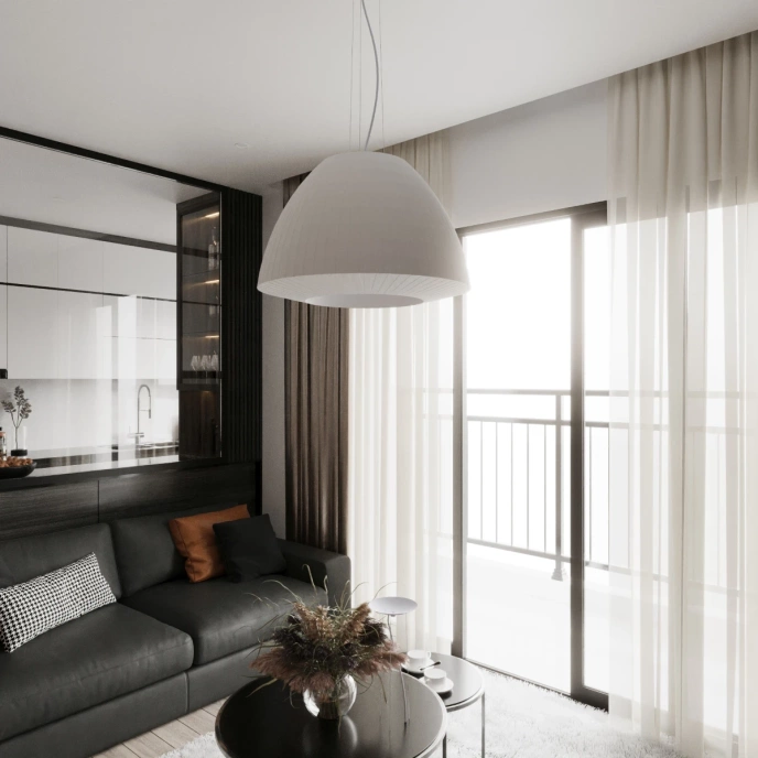 BELLA 60 ljuskrona vit