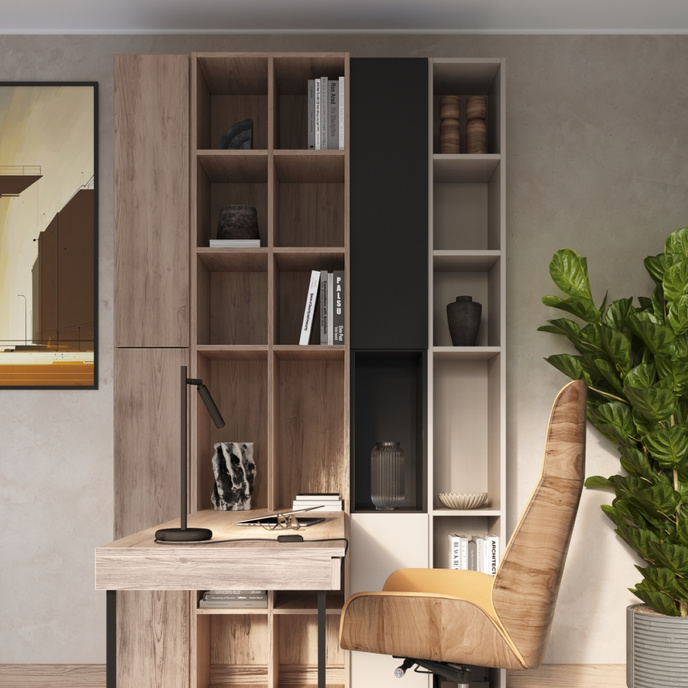 Skrivbordslampa PASTELO svart + 1x LED-glödlampa G9 3000K varm 4,5W 450lm