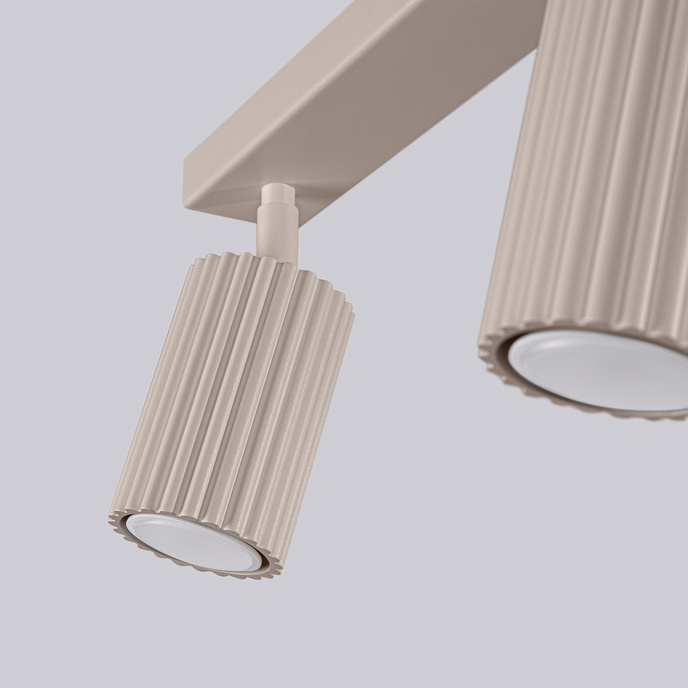 Taklampa KARBON 2 taupe