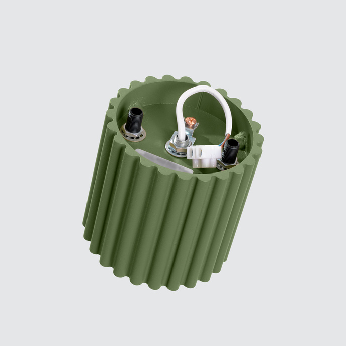 Taklampa AURA 1 olivgrön GU10