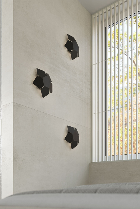 Vägglampa PENTA svart + 2x LED-lampa G9 4000K kall 4,5W 530lm