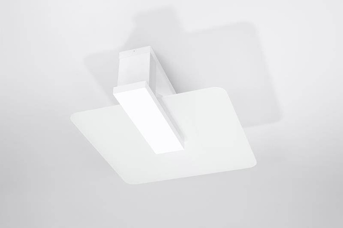 Plafond LAPPO vit + 2x LED-lampa E27 3000K varm 7,5W 620lm