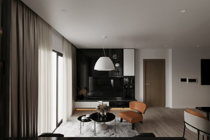 Ljuskrona BELLA 60 vit + 3x LED-lampa E27 4000K Kall 7,5W 650lm