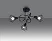 ARTEMIS 3S ljuskrona svart + 3x LED-lampa E14 3000K varm 7,5W 620lm
