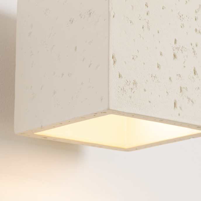 Vägglampa QUAD betong beige
