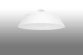 Plafond VEGA 70 vit + 5x LED-lampa E27 3000K varm 7,5W 620lm