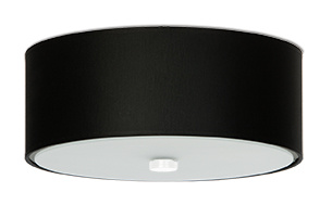 Plafond SKALA 30 svart + 3x LED-lampa E27 4000K Kall 7,5W 650lm