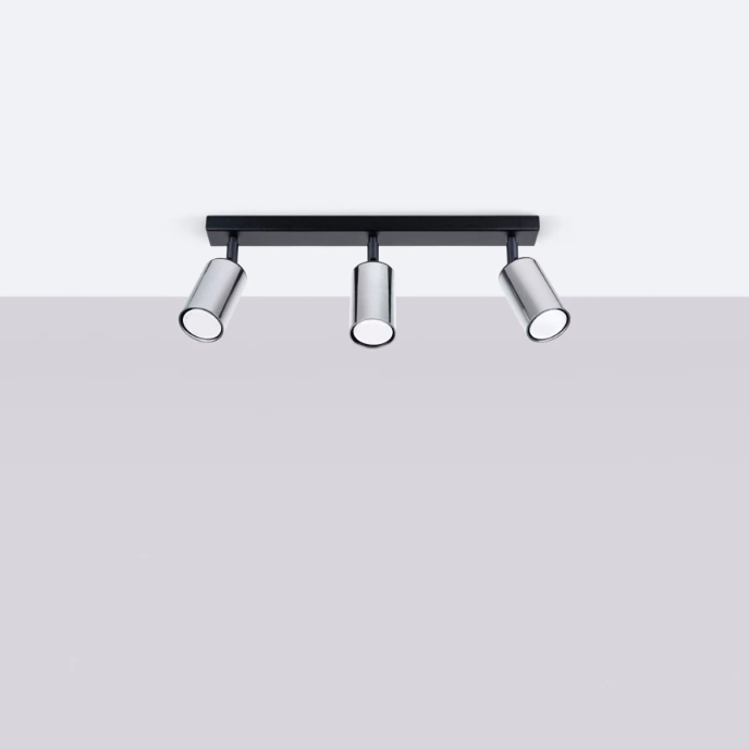 Plafond WINX 3 svart/krom