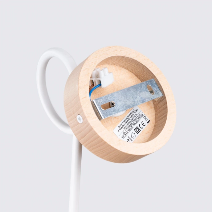 Vägglampa EMBER vit