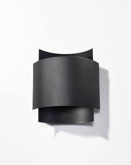 Vägglampa IMPACT svart + 1x LED-lampa G9 3000K varm 4,5W 510lm