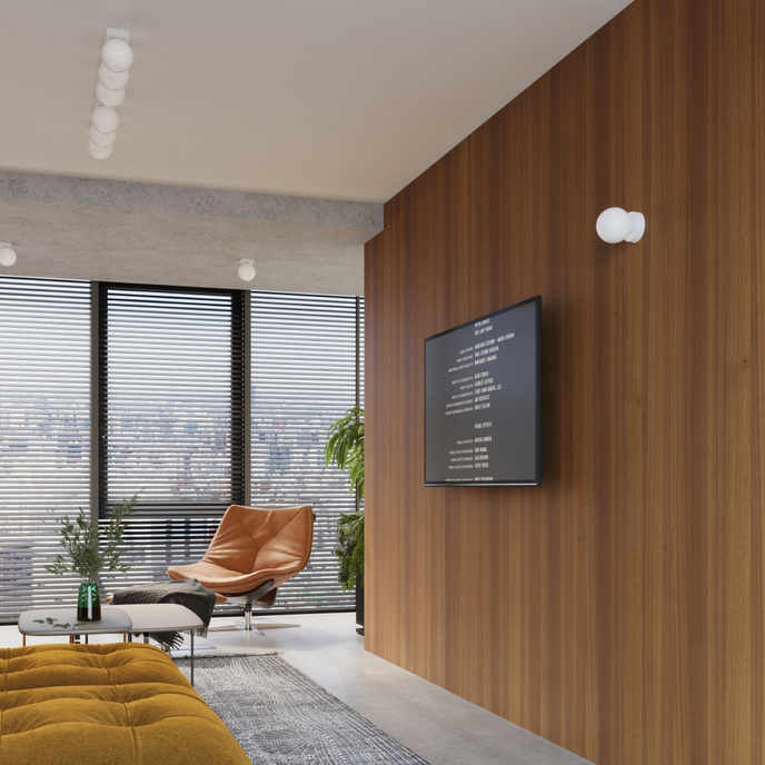 Vägglampa YOLI 1 vit + 1x LED-lampa G9 3000K varm 4,5W 450lm