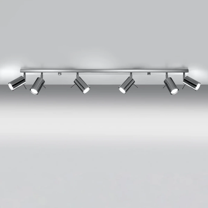 Taklampa RING 6L krom