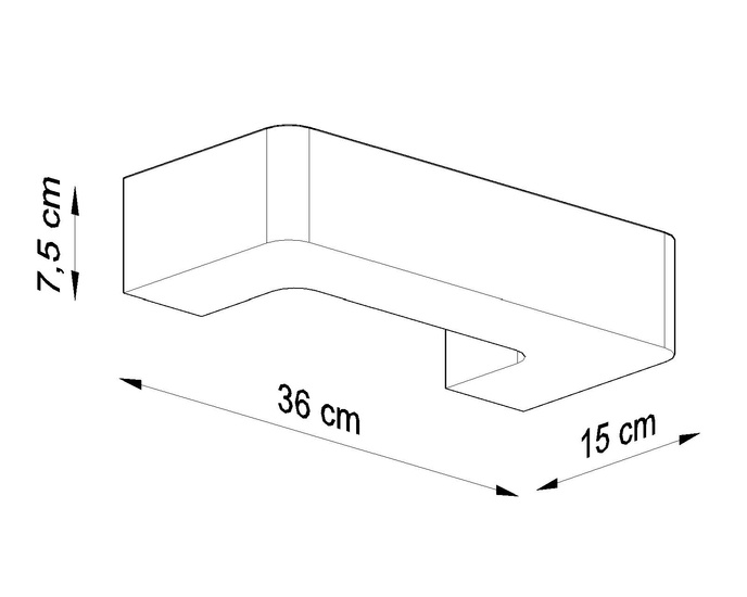 Keramisk vägglampa MAGNET vit 1x LED-lampa E27 4000K Kall 7,5W 650lm