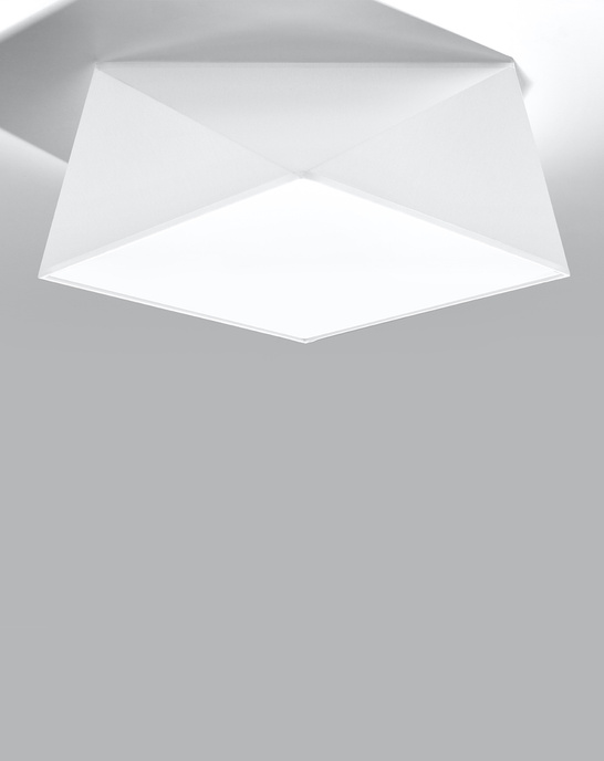 Plafond HEXA 35 WHITE + 2x LED-lampa E27 3000K varm 7,5W 620lm