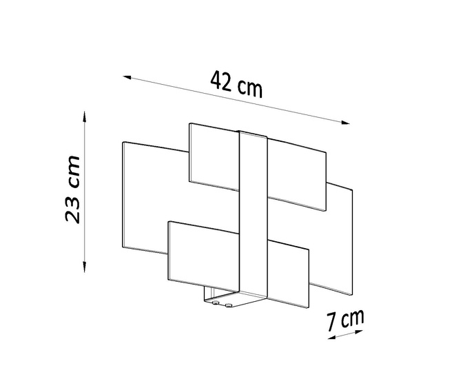 Vägglampa CELIA vit + 2x LED-lampa G9 3000K varm 4,5W 510lm