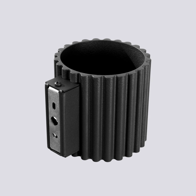 Vägglampa AURA svart G9