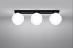 Plafond YOLI 3 svart + 3x LED-lampa G9 3000K varm 4,5W 450lm