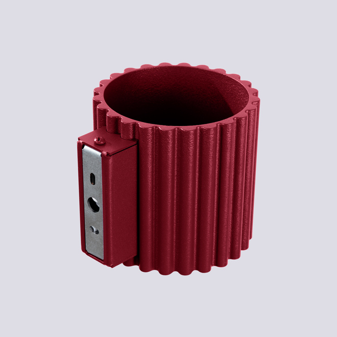 Vägglampa AURA burgundy G9